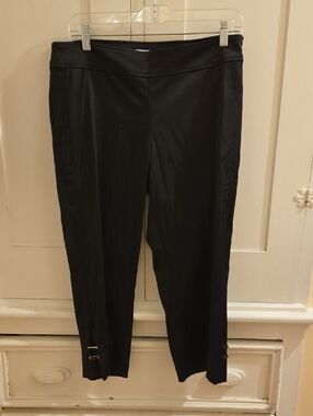 Cache Black Cropped Dress Pants Sz 8